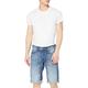 G-STAR RAW Men's 3301 Tapered 1 Shorts, Blue (Medium Aged 8973-71), 30W