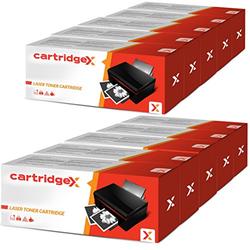 Cartridgex 10 X Compatible Toner Cartridge Replacement For Canon 725 3484b002AA - Black Canon LaserJet LBP-6000 LBP-6000b LBP-6020 LBP-6020b LBP-6030 LBP-6030b LBP-6030w MF-3010