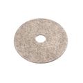 e-line Bodenpolster 03.01.12.0013 aus Polyester, 330,2 mm Durchmesser, Naturgrau, 5 Stück