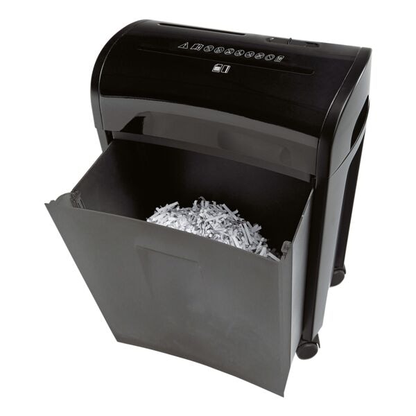 Monolith Aktenvernichter »PBS 14« Partikelschnitt bis 10 Blatt schwarz, 22x44.5x21 cm Image