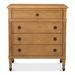 Sarreid Ltd Nadia 4 Drawer Accent Chest Wood in Brown/Gray/Red | 35 H x 32 W x 16 D in | Wayfair 51-295