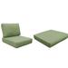 TK Classics Miami 4 Piece Outdoor Lounge Chair Cushion Set Acrylic in Green | 6 H in | Wayfair CUSHIONS-MIAMI-05E-CILANTRO