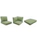 TK Classics Miami 9 Piece Outdoor Cushion Set Acrylic in Pink/Green | 6 H in | Wayfair CUSHIONS-MIAMI-06C-CILANTRO