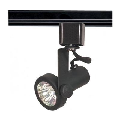 Nuvo Lighting 40322 - 1 Light Black Gimbal Ring Track Lighting Head (1 Light - MR16 - 120V Track Head - Gimbal Ring)