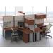 Bush Furniture Office-in-an-Hour L-Shaped Desk Workstation 4-units - OIAH007HC