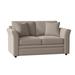 Braxton Culler Northfield 62" Flared Arm Loveseat w/ Reversible Cushions Polyester/Other Performance Fabrics in Gray/White/Brown | Wayfair