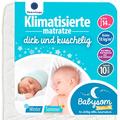 Babysom - Babymatratze - 60x120cm | Kindermatratze Sommer/Winter - Atmungsaktiv - Luftdurchlässiger Kaltschaum - Höhe 14cm