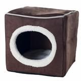 Tucker Murphy Pet™ Rachael Pet Box Hooded Dog House Polyester | 12 H x 13.5 W x 13 D in | Wayfair B0B935371F814CBFB440F3EE1C504DD1