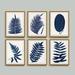 Indigo Fern Leaf Art - Print VI, 30" x 24" - Ballard Designs 30" x 24" - Ballard Designs