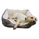 Rosewood 04416 Luxus-Hundebett Small aus kuschelig weichem Pelz, quadratisch und mit rutschfester Unterseite, Maschinenwäsche, 46 x 36 cm