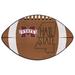 FANMATS NCAA Mississippi State Southern Football 35 in. x 22 in. Non-Slip Indoor Only Door Mat Synthetics in Brown | 22 W x 35 D in | Wayfair 21156