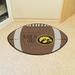 FANMATS NCAA Iowa Southern Football 35 in. x 22 in. Non-Slip Indoor Only Door Mat Synthetics in Brown | 22 W x 35 D in | Wayfair 21116