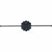 Ophelia & Co. Wall Mounted Jewelry Holder Metal in Black | 1.75 H x 3.25 W x 14.75 D in | Wayfair 1C01EBB8C2F446B4BFA7278D2B36B810