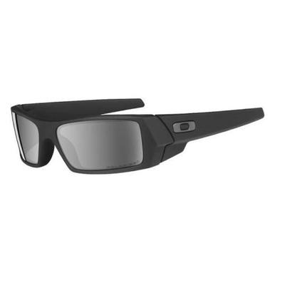 Oakley GasCan Sunglasses - Matte Black / Black Iridium Polarized