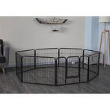 Go Pet Club Heavy Duty Play & Exercise Pet Pen Metal in Black | 24 H x 30 W x 1 D in | Wayfair GH24