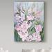 Trademark Fine Art Joanne Porter Gladiolus - Graphic Art Print on Wrapped Canvas in White/Black | 47 H x 35 W x 2 D in | Wayfair ALI30596-C3547GG