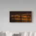 Trademark Fine Art Lance Kuehne Bay Bridge - Wrapped Canvas Photographic Print Canvas in White | 24 H x 47 W x 2 D in | Wayfair ALI31046-C2447GG