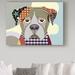 Trademark Fine Art Lanre Adefioye Boxer Dog by Lanre Adefioye - Wrapped Canvas Graphic Art Print in Black/Brown/Gray | 24 H x 32 W x 2 D in | Wayfair