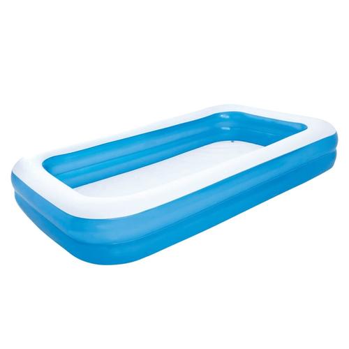 Bestway Aufblasbarer Pool blau/weiß 305 x 183 x 46 cm 54009