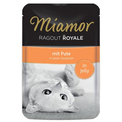 22 x 100g Ragout Royale Pute in Jelly Miamor Katzenfutter nass