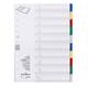 Durable 674027 Folder Index for A4 Polypropylene 10 Sheets Pack of 25 Blank / 5-Colour Tabs