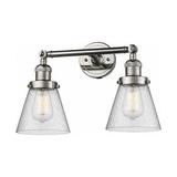 Innovations Lighting - Cone - 2 Light Bath Vanity In Industrial Style-10 Inches