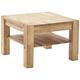 Robas Lund Couchtisch Massivholz Wohnzimmertisch Beistelltisch, Kernbuche Peter; BxHxT 65 x 65 x 45 cm