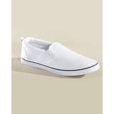 Blair Men's John Blair Canvas Slip-On Shoes - White - 11