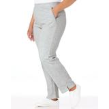 Blair Zip-Pocket Pull-On Fleece Pants - Grey - XLG - Womens