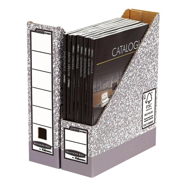 Bankers Box System 10er-Pack Stehsammler grau, 7.8x31.1x25.8 cm Image