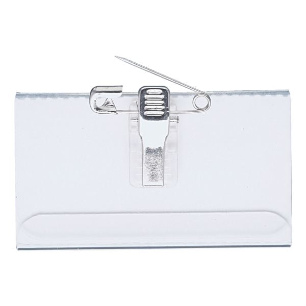 Durable Namensschilder 90x54 mm 810119 transparent, 9x5.4 cm Image