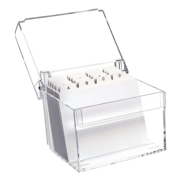 MAUL Karteikasten »Acryl« transparent, 11.8x9.6x9.8 cm Image