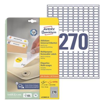 Avery Zweckform 8100er-Pack Universal Klebeetiketten »L4730REV-25« Image