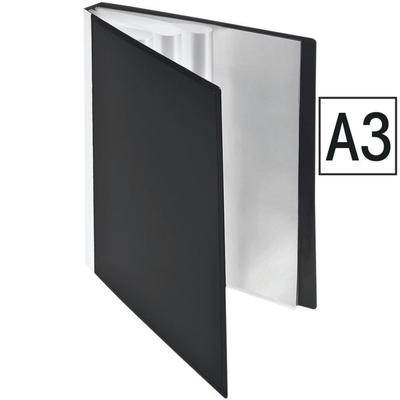 Foldersys Präsentations-Sichtbuch »Premium« A3 30 Hüllen schwarz, 32.5x43 cm