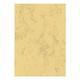 Marmorpapier - 50 Blatt - 200g/m² gelb, Sigel, 21x29.7 cm