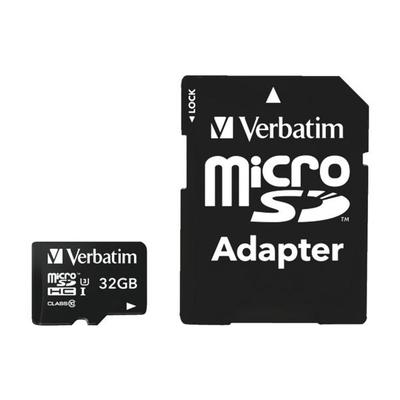 Verbatim microSDHC-Speicherkarte »Pro U3 32GB«, 1.1x1.5x0.1 cm Image