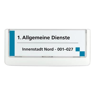 Durable 4860 Türschild »Click Sign« 149 x 53 mm weiß, 14.9x5.25 cm Image