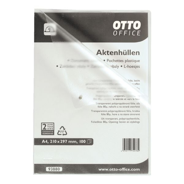 OTTO Office Budget Sichthüllen - genarbt transparent, 21x29.7 cm Image