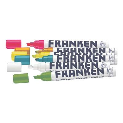 6er-Pack Kreidemarker »ZKM97« weiß, Franken