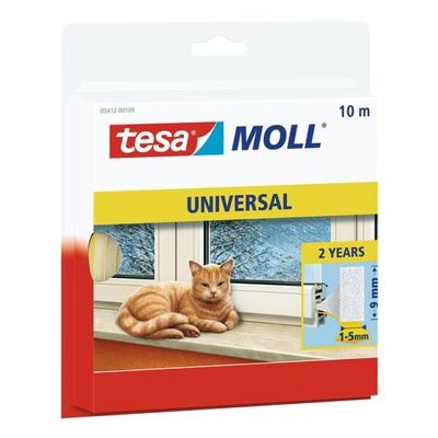 Schaumstoffdichtung »tesamoll® Universal« 9mm x 10m weiß, tesa, 0.9 cm