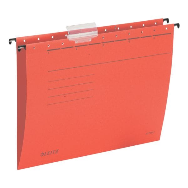 Leitz Hängemappen »Alpha 1985« 5 Stück rot Image