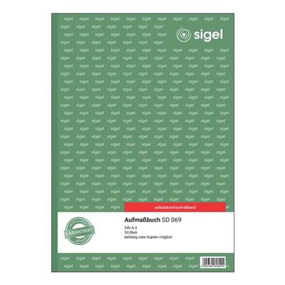 Sigel Aufmaßbuch »SD069« gelb, 21x29.7 cm
