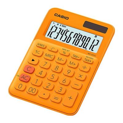 Tischrechner »MS-20UC« orange, CASIO, 10.5x2.3x14.95 cm