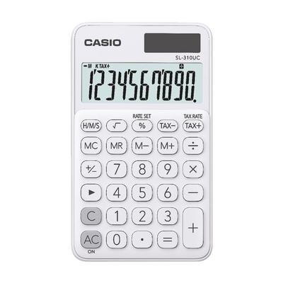 CASIO Taschenrechner »SL-310UC« weiß, 7x0.8x11.8 cm