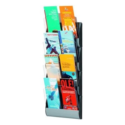 Paperflow Wand-Prospekthalter »Integral« silber, 23.2x69x5.8 cm