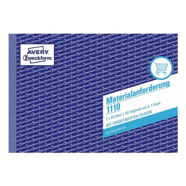 Avery Zweckform Formularbuch »Materialanforderung« gelb, 14.8x21 cm Image