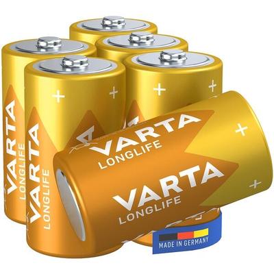 6er-Pack Batterien »LONGLIFE« Baby / C / LR14, Varta