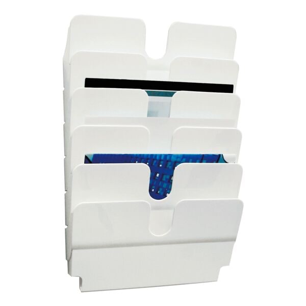 Durable Wand-Prospekthalter »Flexiplus 1700014« für A4 quer weiß, 52x34x2.3 cm