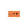 1200er Pack Etiketten für Preis-/Warenauszeichner (orange - permanent) orange, Printer Labels AS