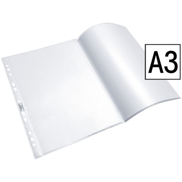 Durable Prospekthüllen A3 transparent - 10 Stück transparent Image